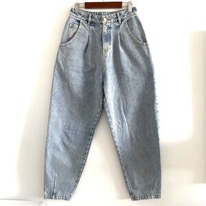 Papermoon Aubrey Barrel Denim Jeans Stone Wash